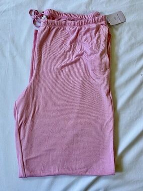 Auden Pink Lounge Pajama Pants New With Tags Size Large